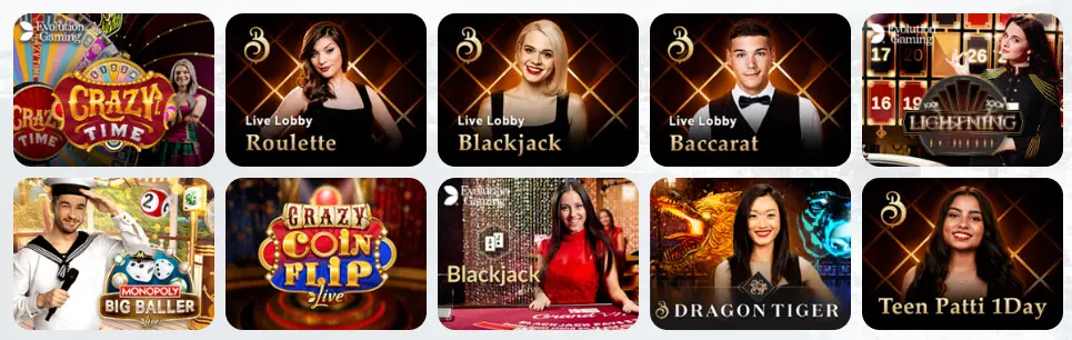 Giochi da casinò dal vivo DERBYBET CASINO